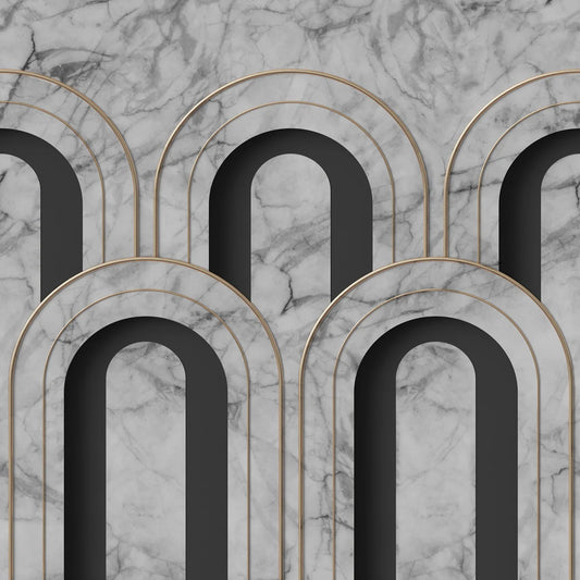 Tapetti Arch Deco, Marble