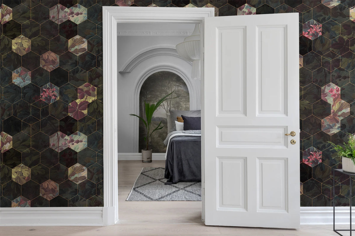 Tapetti Vinum Hexagon