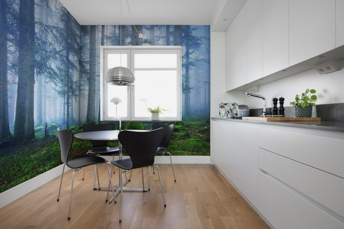 Tapetti Blue Forest