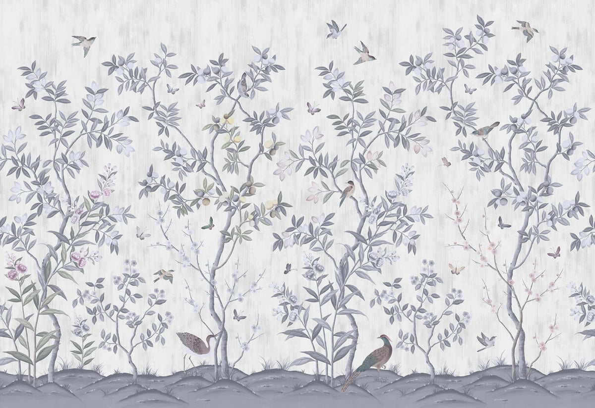 Tapetti Chinoiserie Chic, Pearl Gray