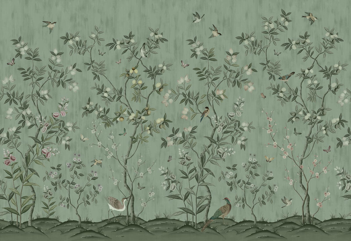 Tapetti Chinoiserie Chic, Jade