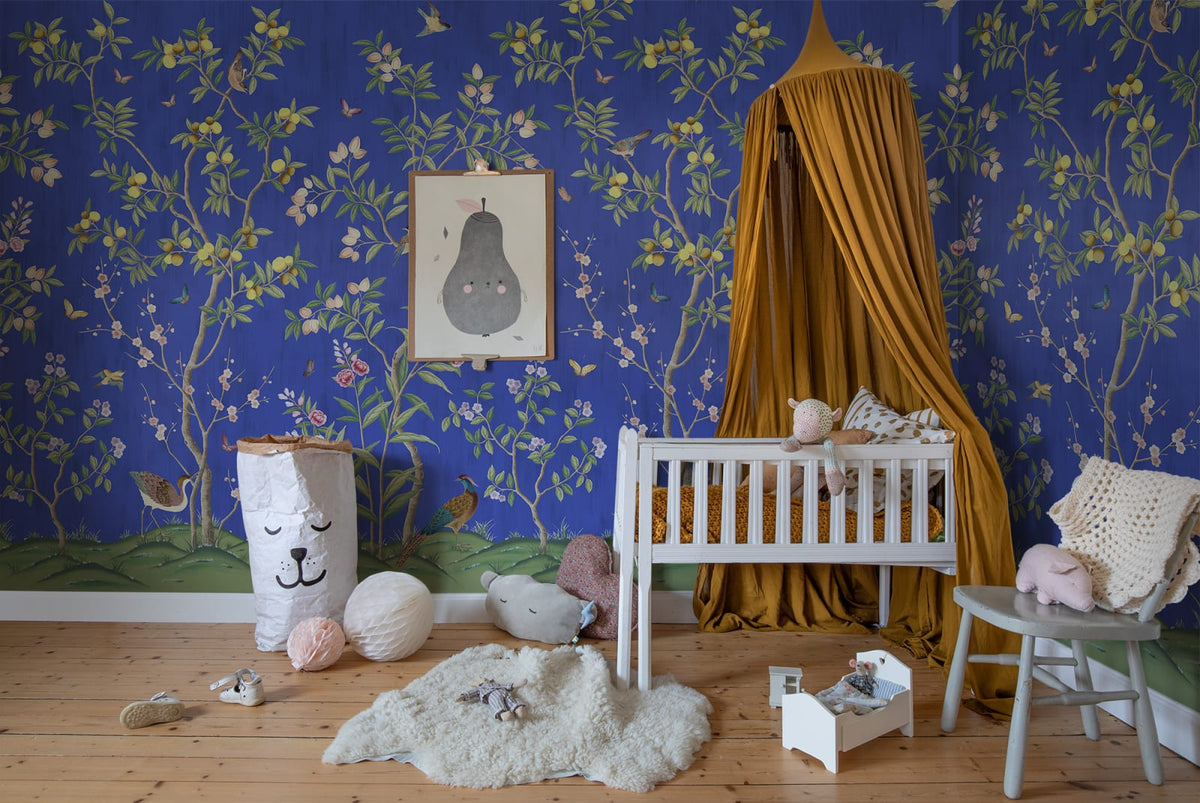 Tapetti Chinoiserie Chic, Cobalt