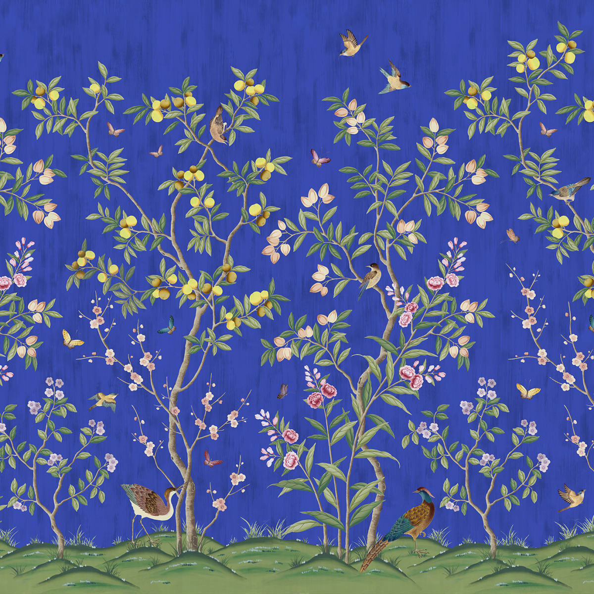 Tapetti Chinoiserie Chic, Cobalt