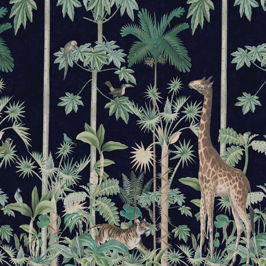 Tapetti Giraffes Stroll, Nightfall