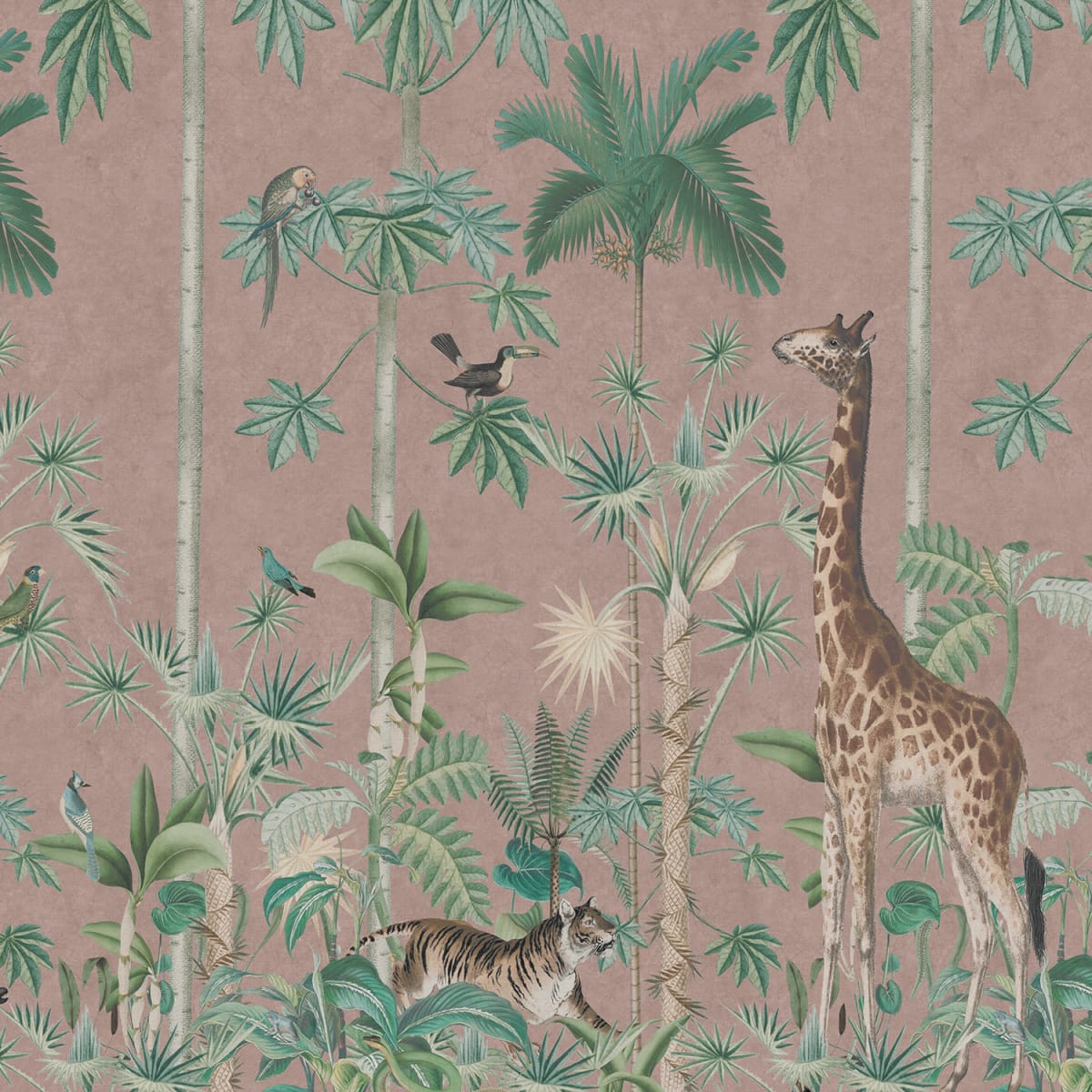 Tapetti Giraffes Stroll, Pink