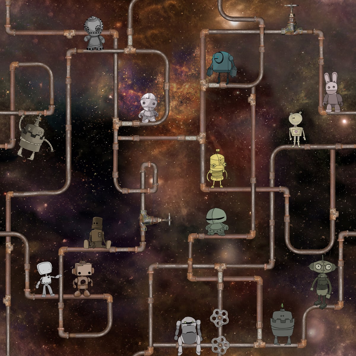 Tapetti We are Robots