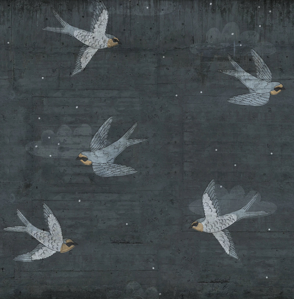 Tapetti Concrete Art, Night Swallow
