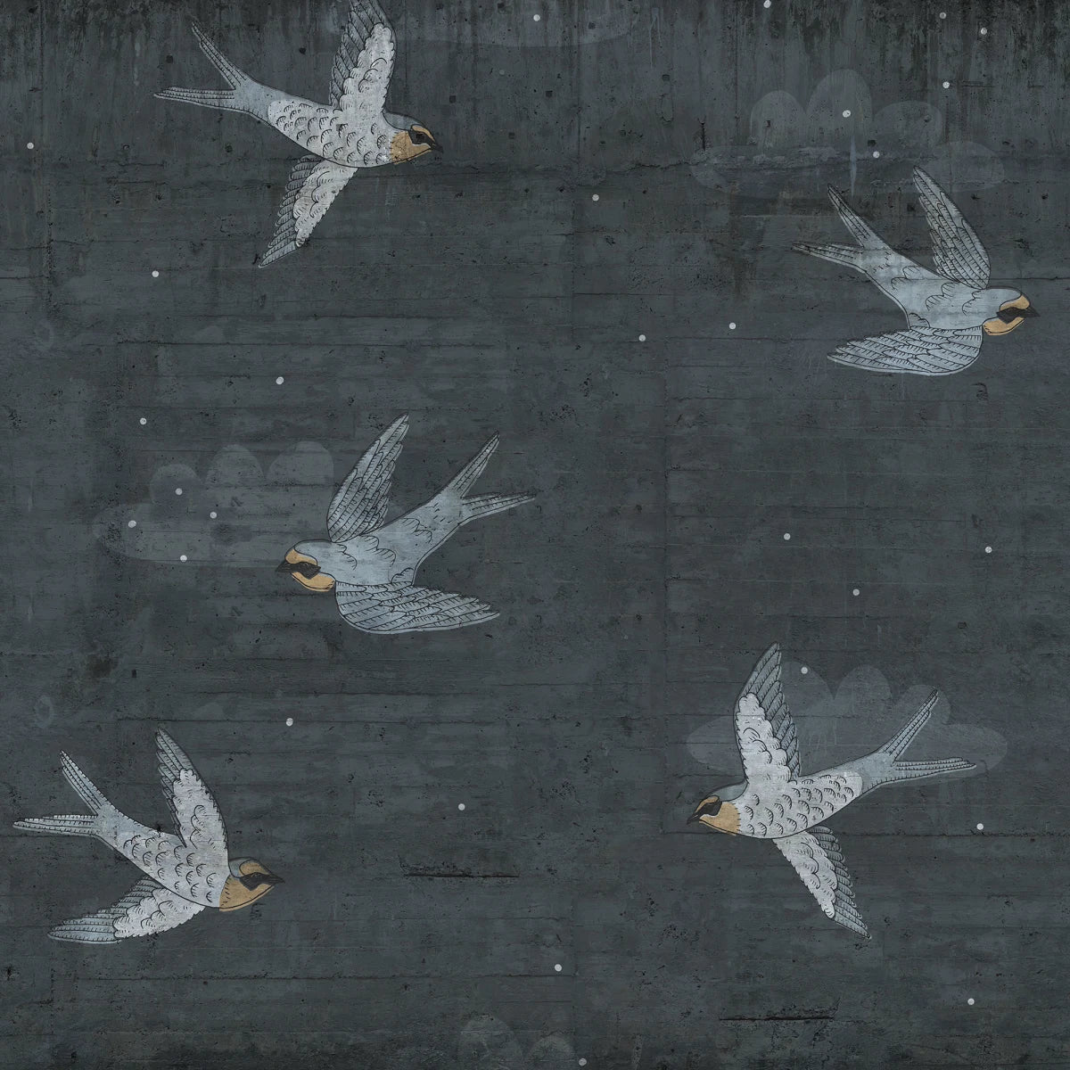Tapetti Concrete Art, Night Swallow