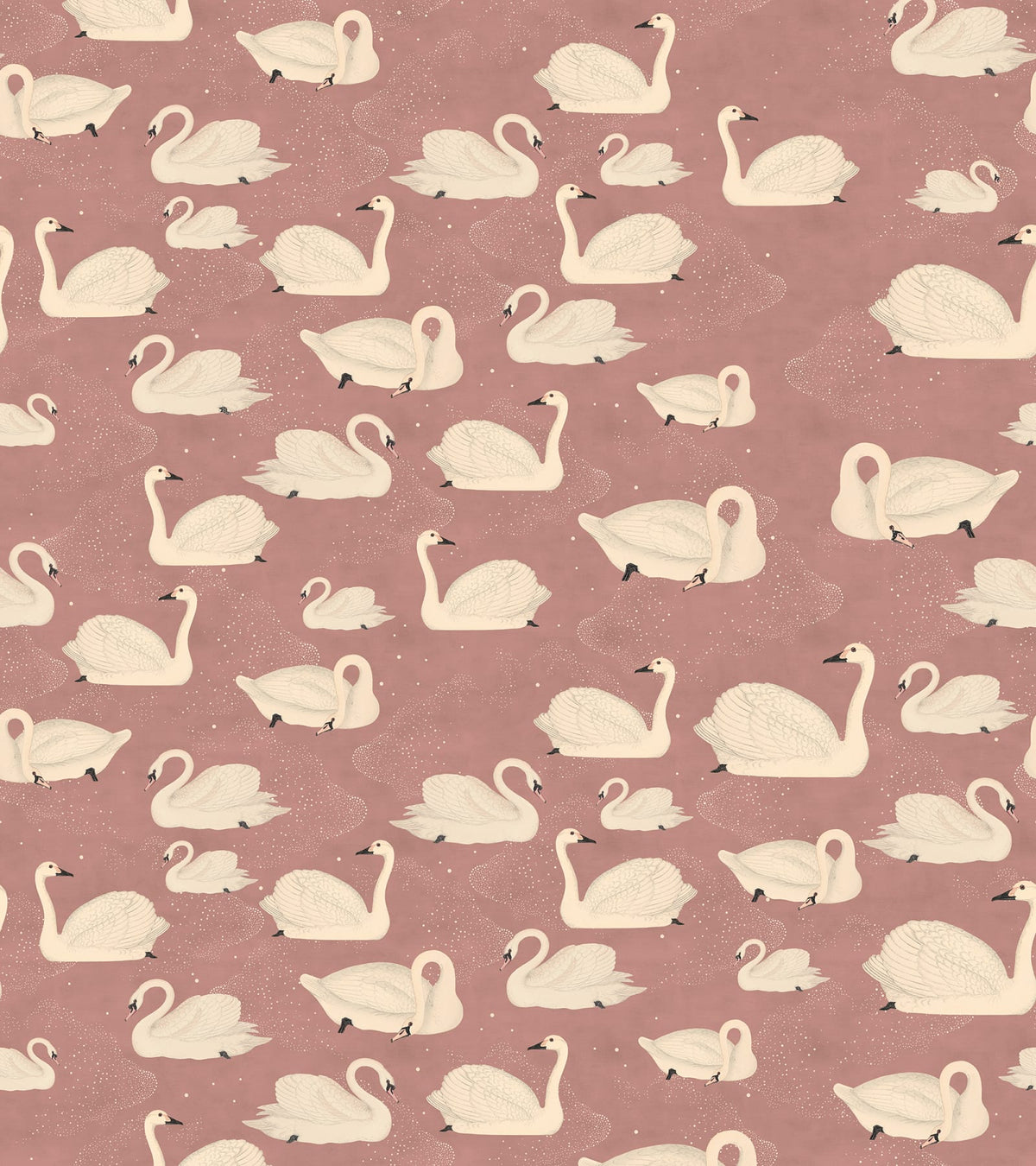 Tapetti Cygne, Rose