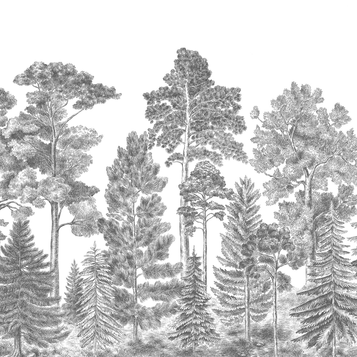 Tapetti Scandinavian Bellewood, Gray