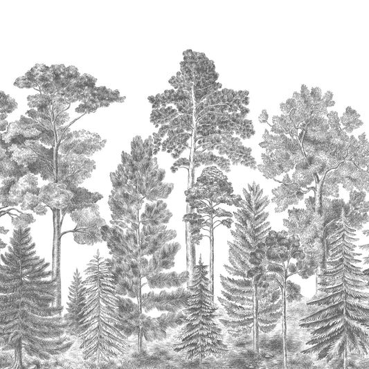 Tapetti Scandinavian Bellewood, Gray