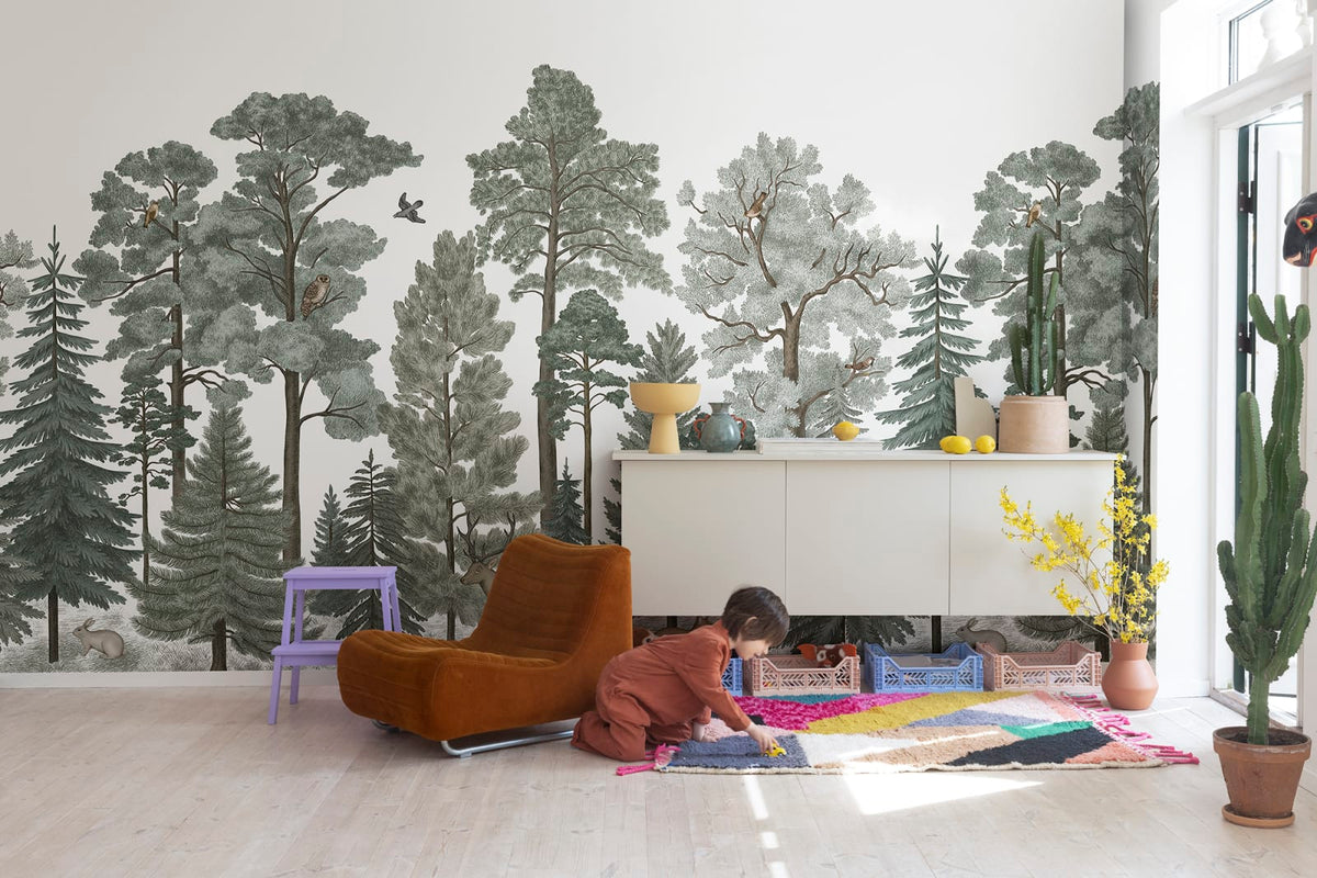 Tapetti Scandinavian Bellewood, Animal