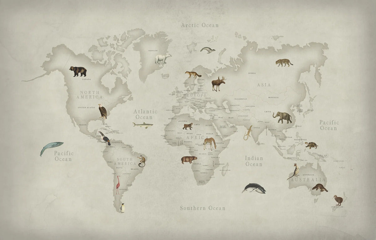 Tapetti Animal World