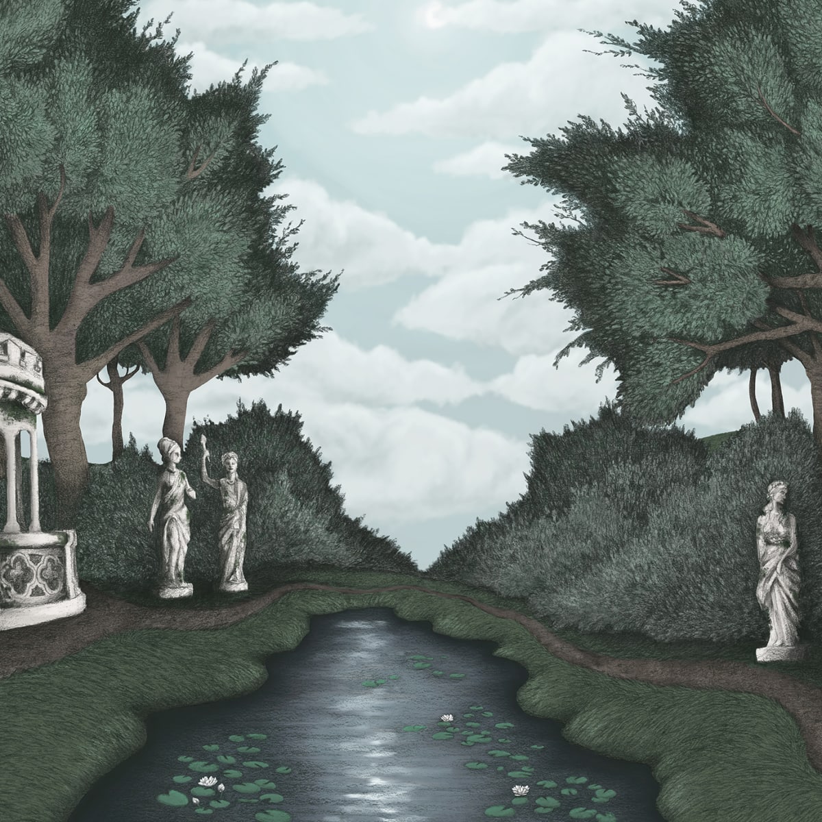 Tapetti Victorias Garden, Day