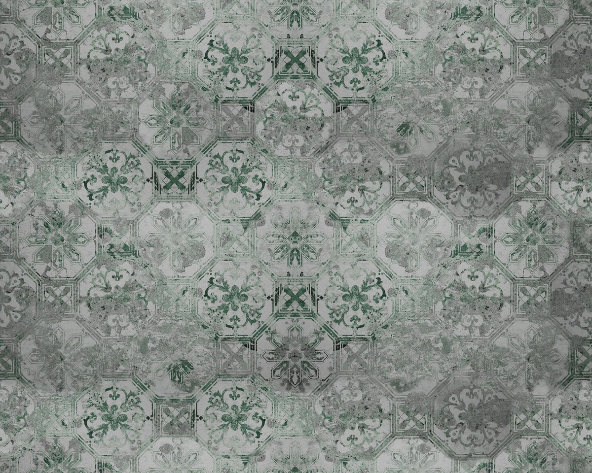 Tapetti Oriental Tiles, Sage