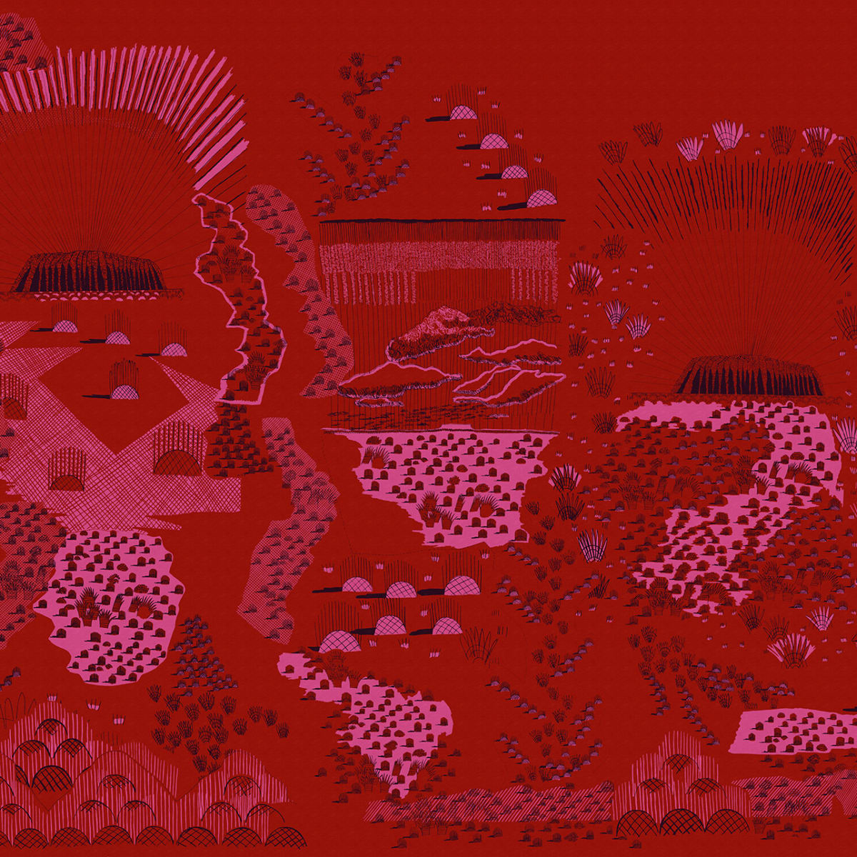 Tapetti Ayers Rock, Valentine