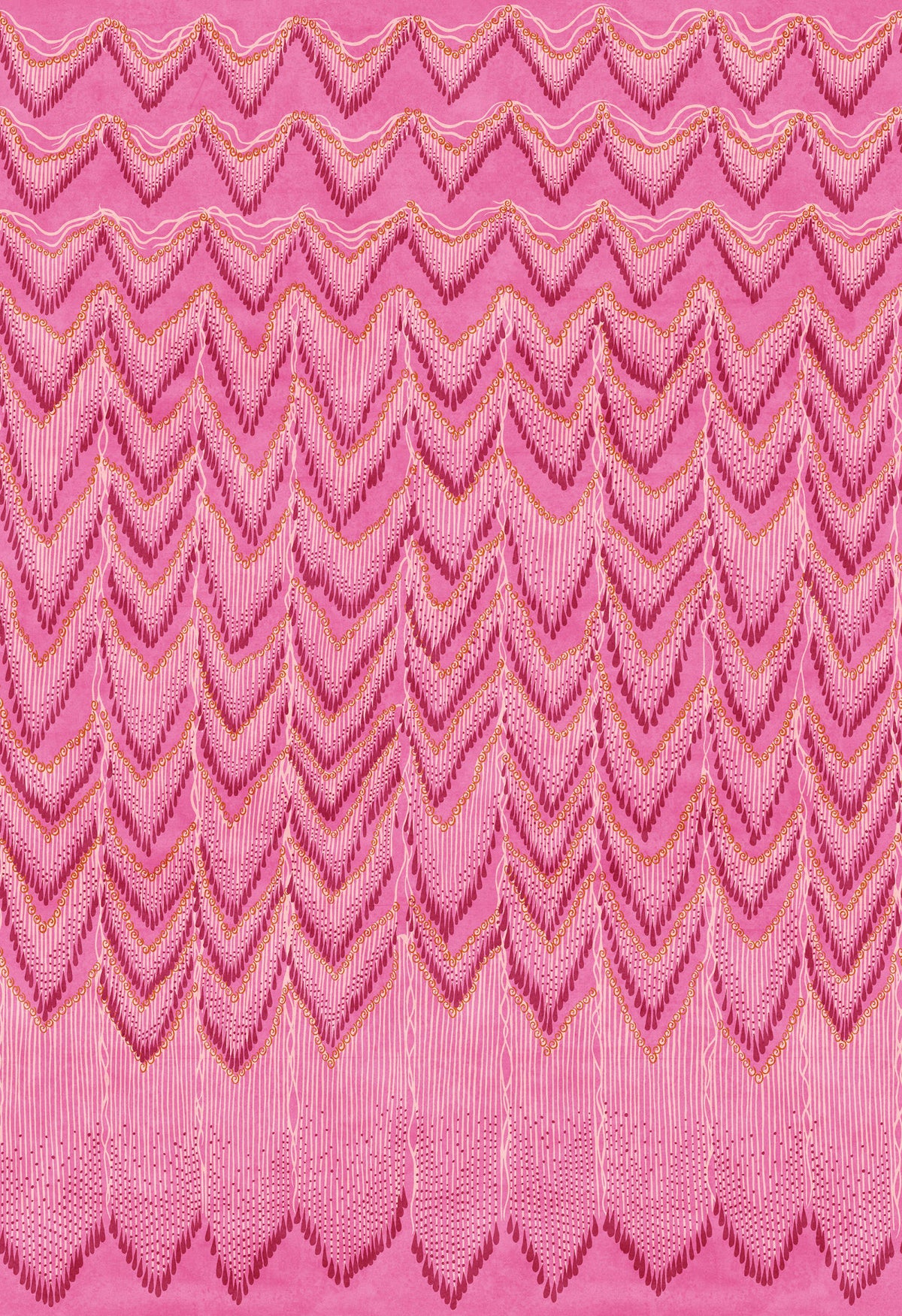 Tapetti Fringed Follies, Hot Pink