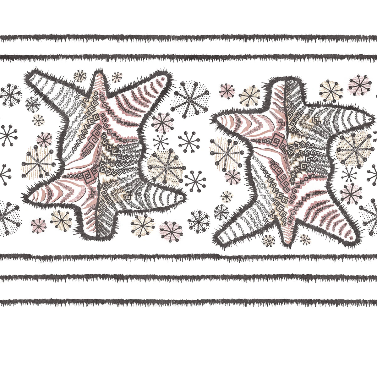 Tapetti Zebra Skin, Pastel