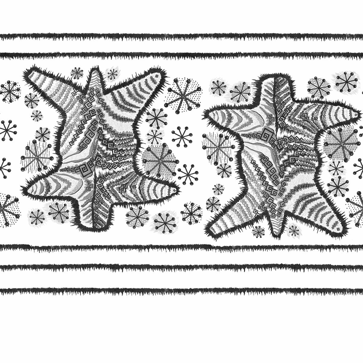 Tapetti Zebra Skin, Graphic