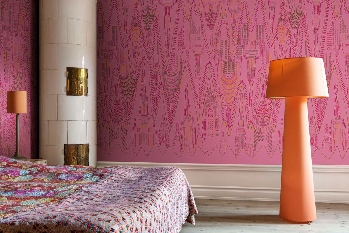 Tapetti Manhattan, Hot Pink