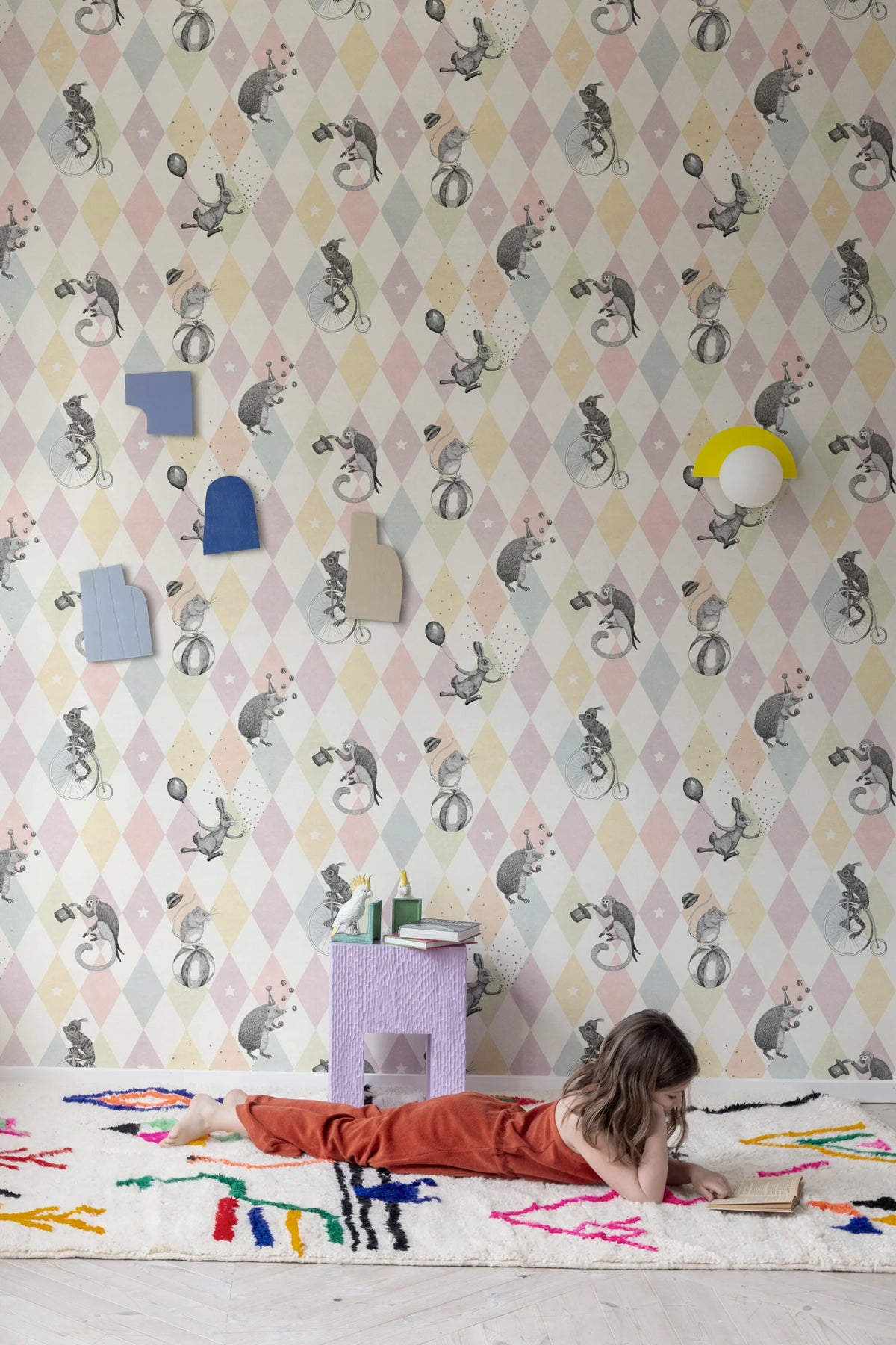 Tapetti Circus Corner Pastel