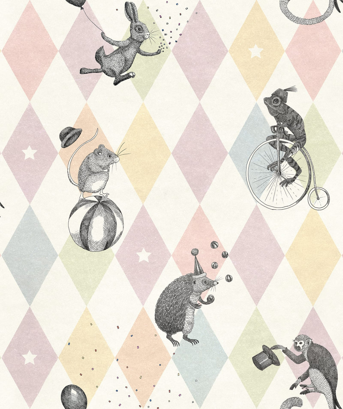 Tapetti Circus Corner Pastel