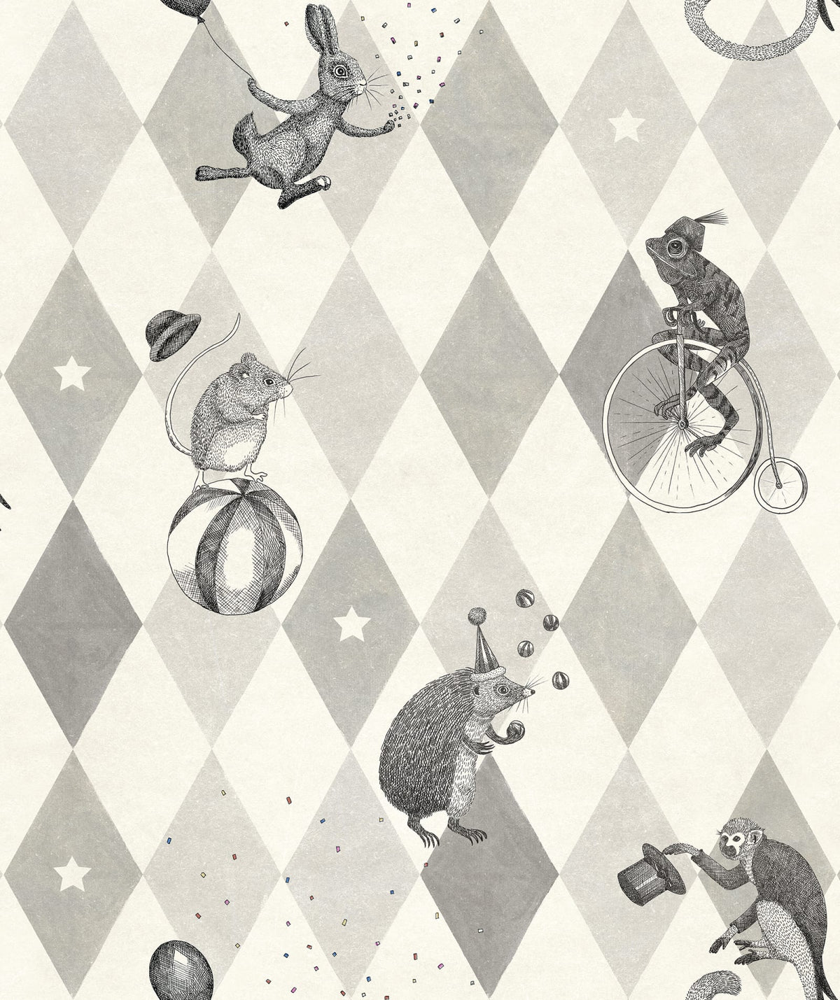Tapetti Circus Corner Graphite