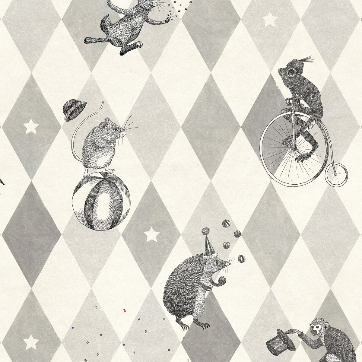 Tapetti Circus Corner Graphite