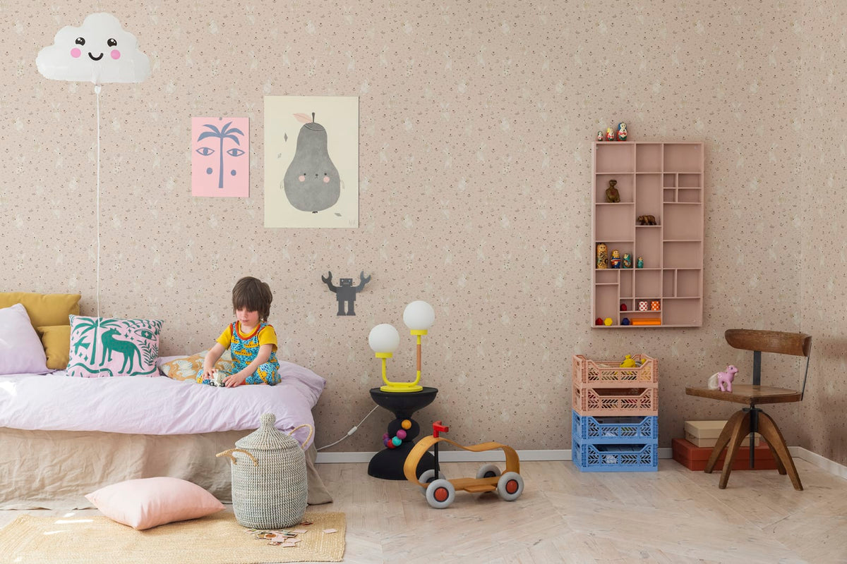 Tapetti Bunny Field, Pink