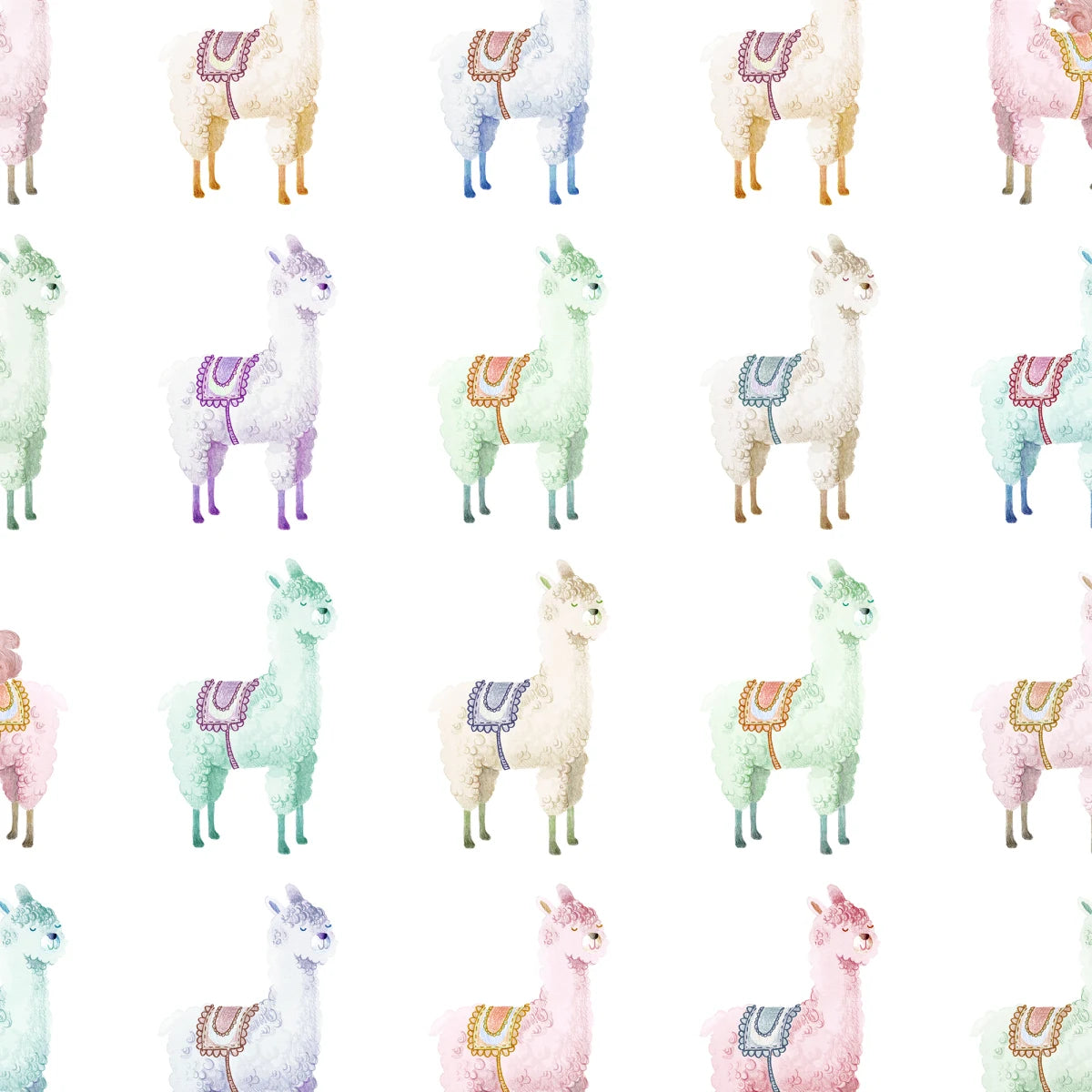 Tapetti Alpaca Rebel, Rainbow