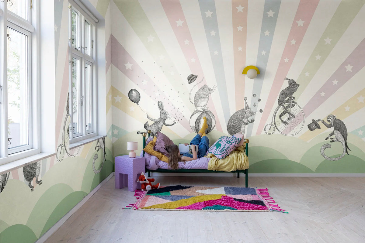 Tapetti Circus Pastel