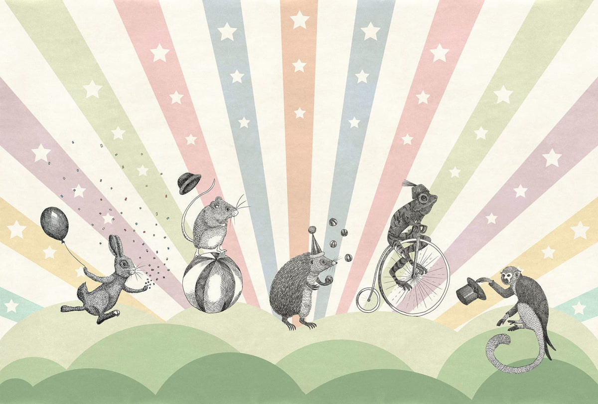 Tapetti Circus Pastel