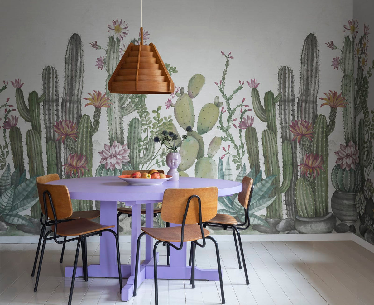 Tapetti Playfull Cactus, Ivory