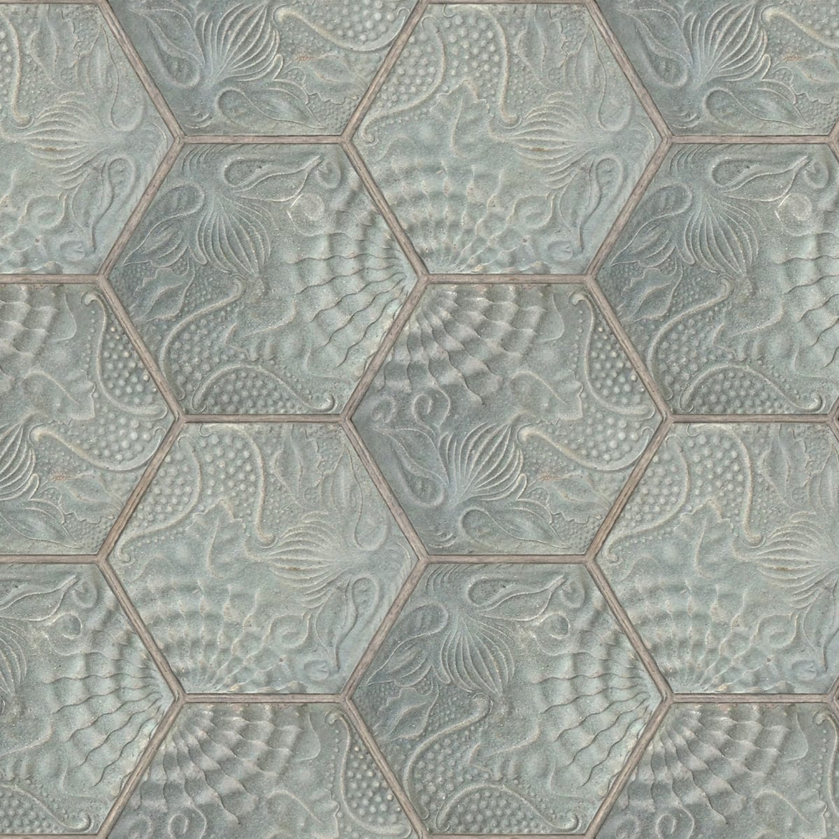 Tapetti Hexagon Tiles Jade