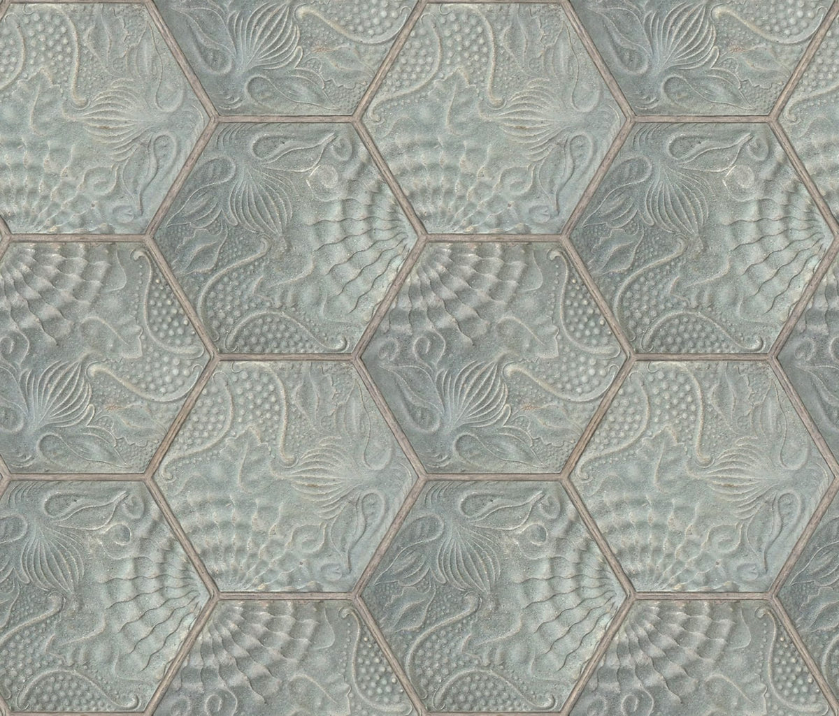 Tapetti Hexagon Tiles Jade