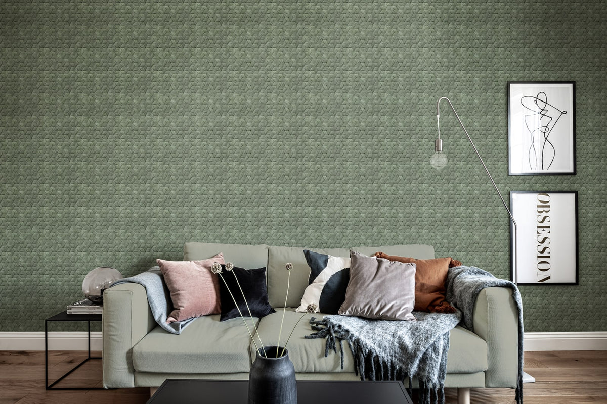 Tapetti Small Birch Bark Braids, Forest Green