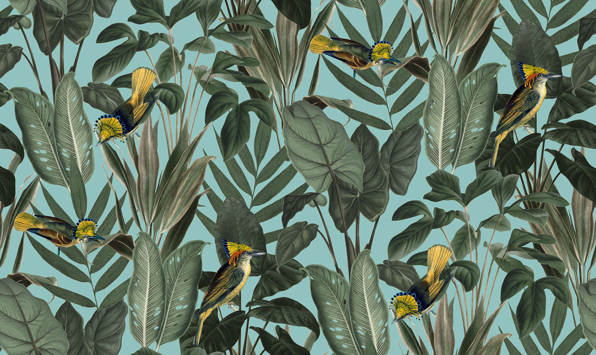 Tapetti Birds of Paradise, Lush Green