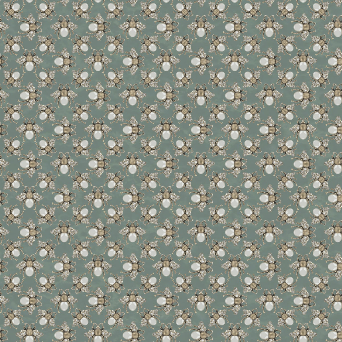 Tapetti Small Jewel Wings, Emerald Green
