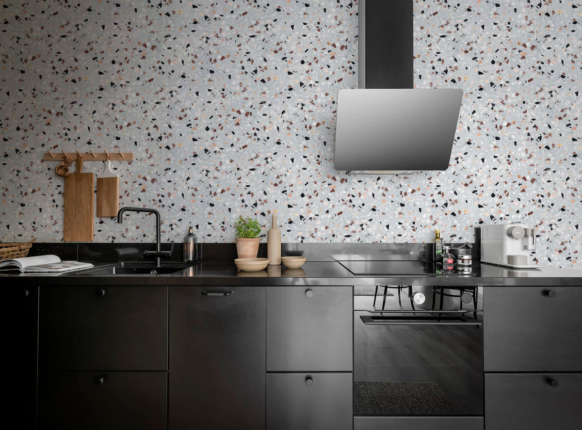 Tapetti Terrazzo, Ice Blue