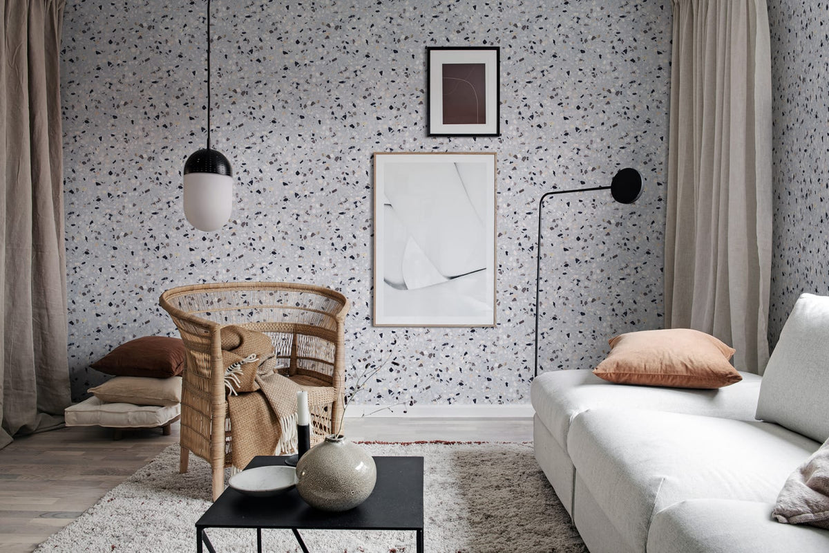 Tapetti Terrazzo, Ocean Blue