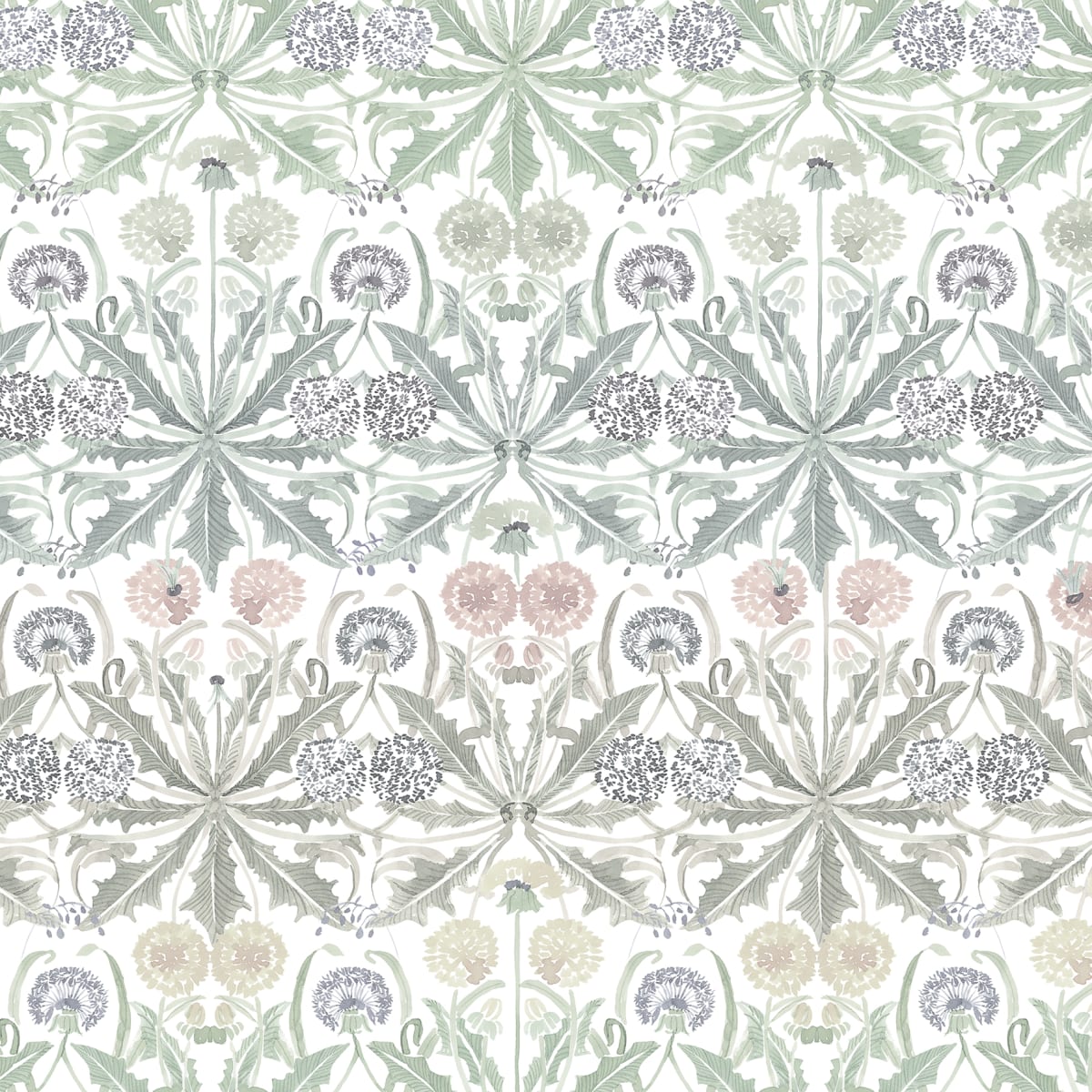 Tapetti Dear Little Dandelion, Pastel