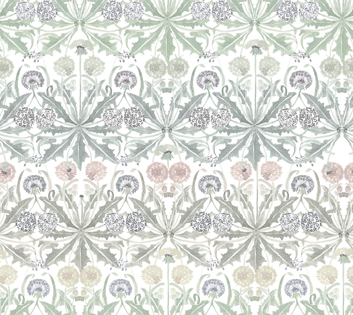 Tapetti Dear Little Dandelion, Pastel