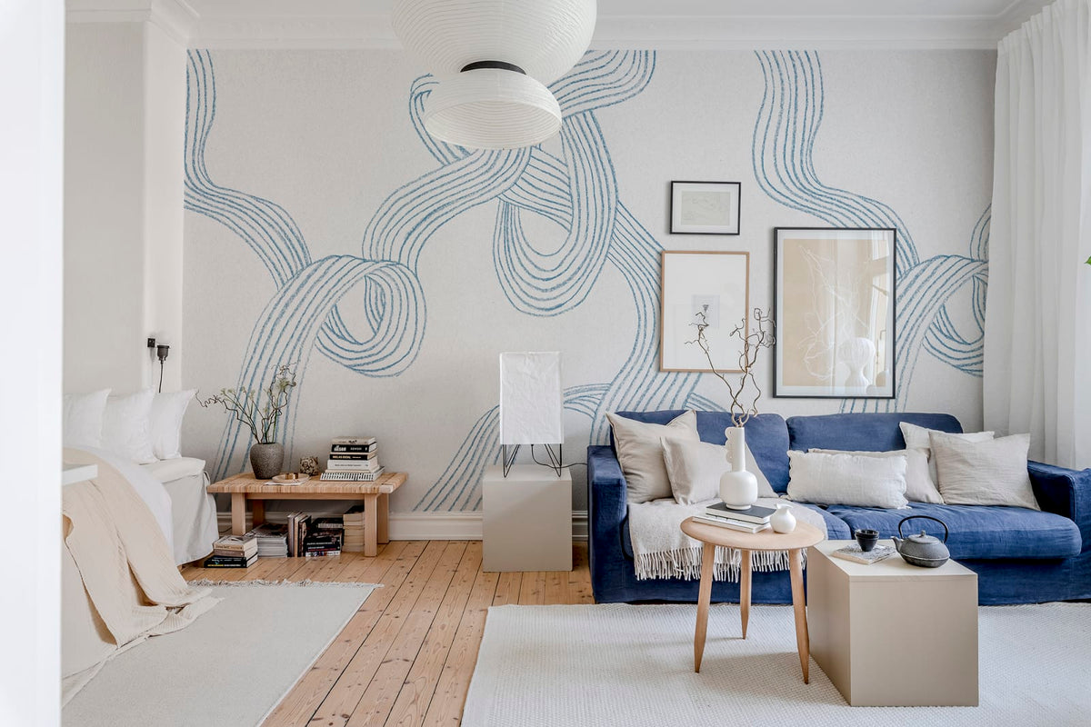 Tapetti Stripes, Light Blue