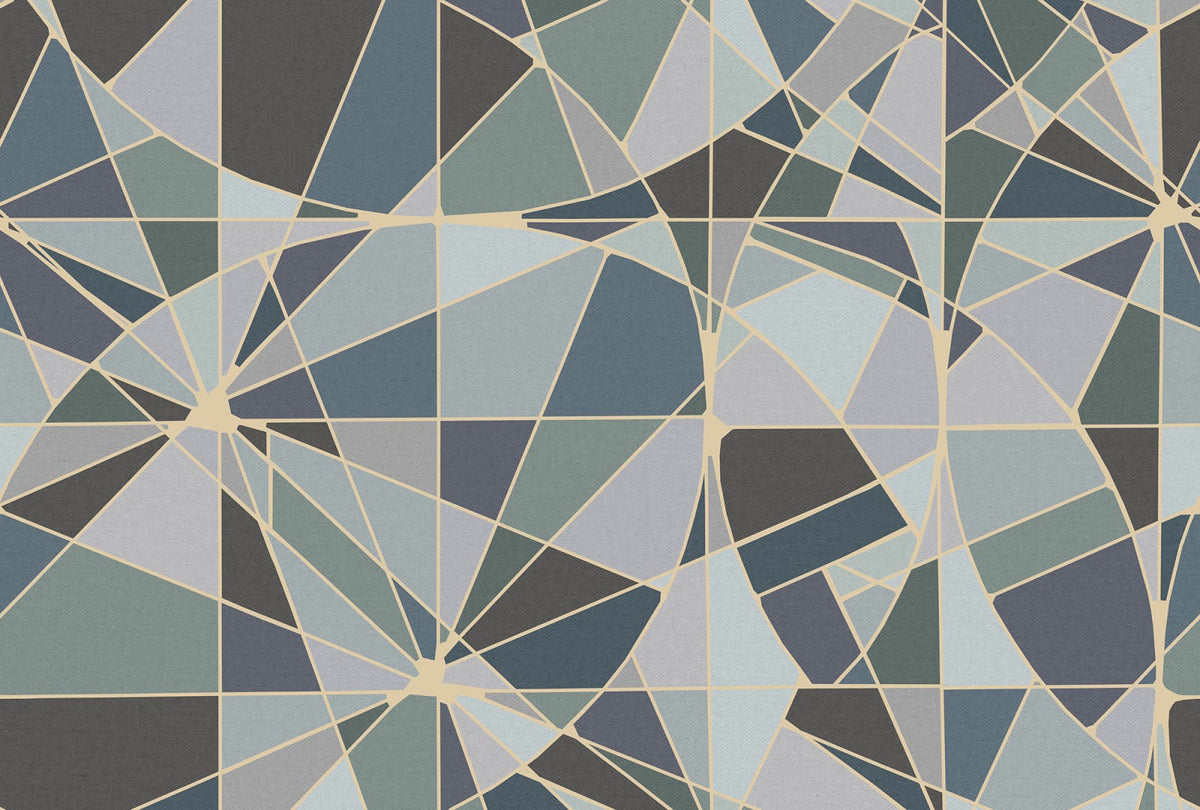 Tapetti Facet, Blue