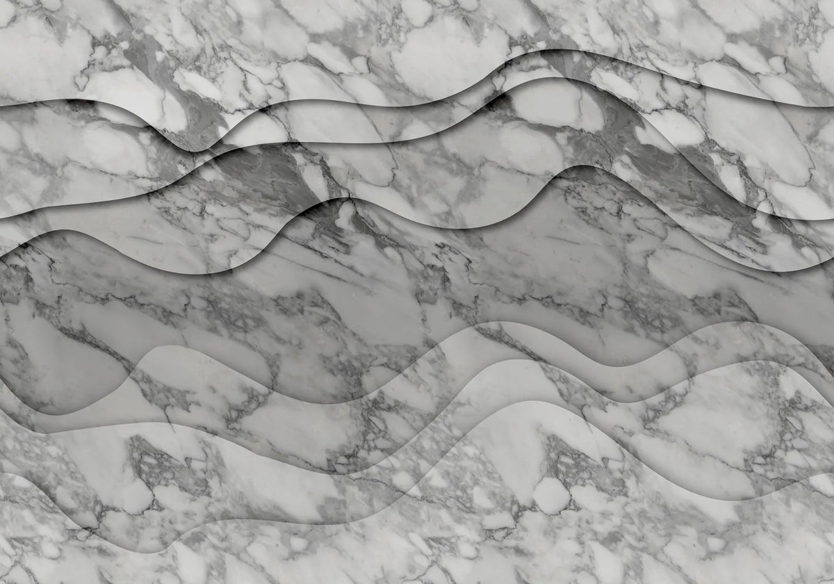 Tapetti 3D Wave, Marble