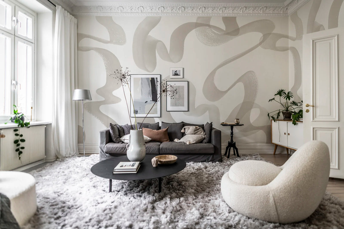 Tapetti Waves, Beige
