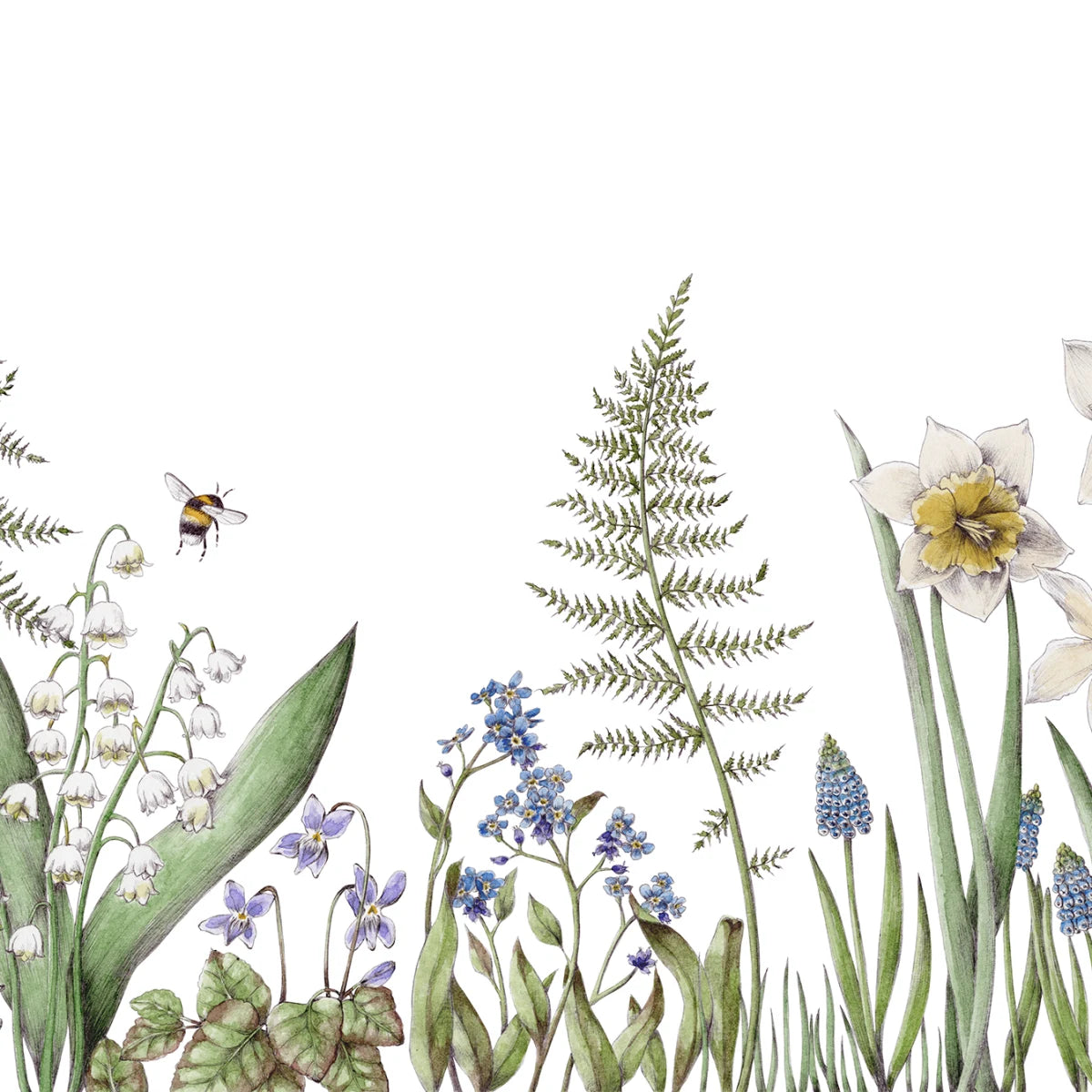 Tapetti Bumblebee, White