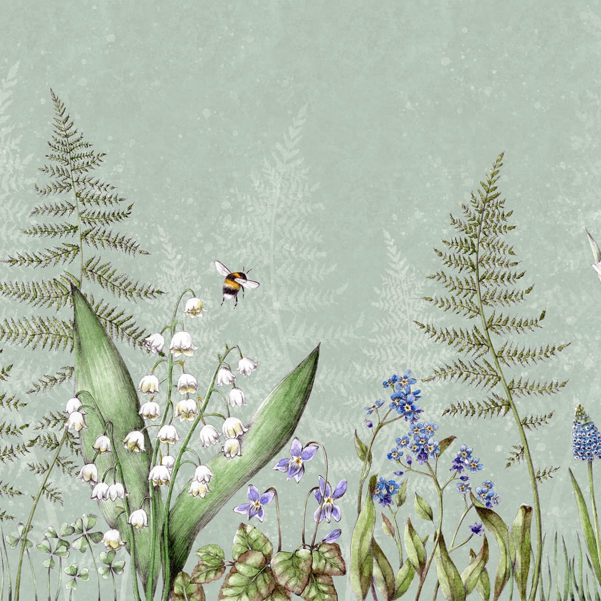 Tapetti Bumblebee, Green