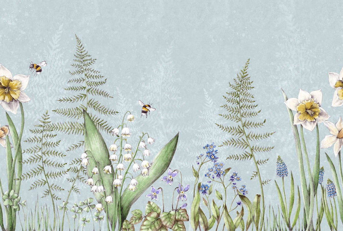 Tapetti Bumblebee, Light Blue