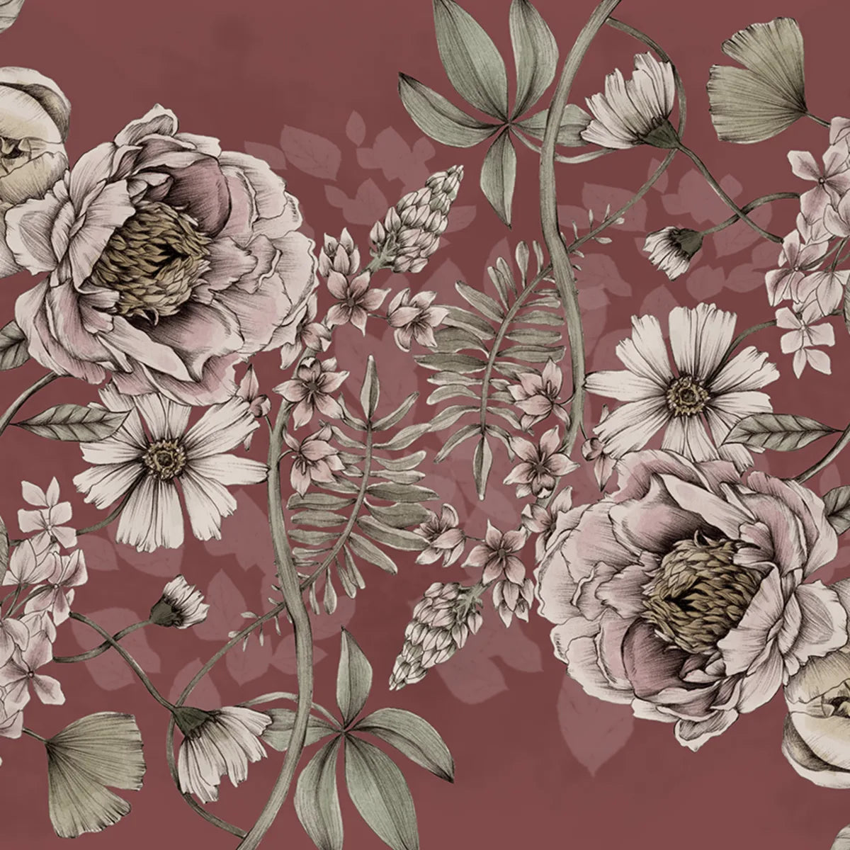 Tapetti Spring Flower, Rust